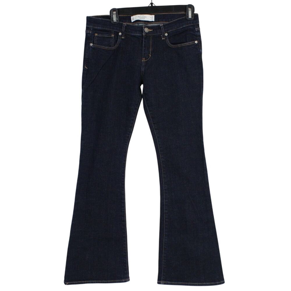 Y2K Abercrombie Fitch Perfect Stretch Jeans Womens 6S W28 Flare